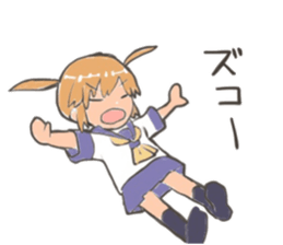 Girls wear middy sticker #15745914