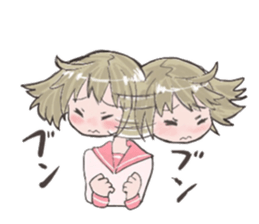 Girls wear middy sticker #15745917