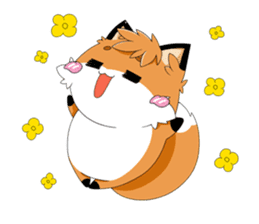 kawaiiNihongo - Fox Stickers sticker #15745924