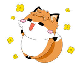 kawaiiNihongo - Fox Stickers sticker #15745924
