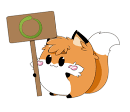 kawaiiNihongo - Fox Stickers sticker #15745926