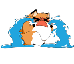 kawaiiNihongo - Fox Stickers sticker #15745930