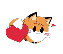 kawaiiNihongo - Fox Stickers sticker #15745934