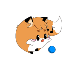 kawaiiNihongo - Fox Stickers sticker #15745936