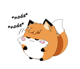 kawaiiNihongo - Fox Stickers sticker #15745937