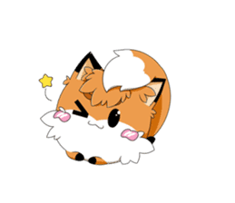 kawaiiNihongo - Fox Stickers sticker #15745938