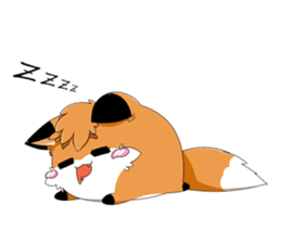 kawaiiNihongo - Fox Stickers sticker #15745939