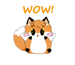 kawaiiNihongo - Fox Stickers sticker #15745942