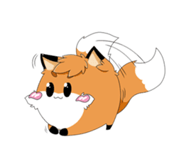 kawaiiNihongo - Fox Stickers sticker #15745947