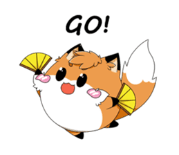 kawaiiNihongo - Fox Stickers sticker #15745949