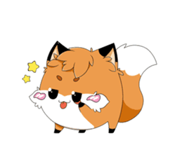 kawaiiNihongo - Fox Stickers sticker #15745950