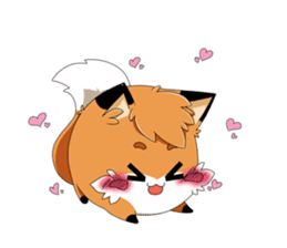 kawaiiNihongo - Fox Stickers sticker #15745953