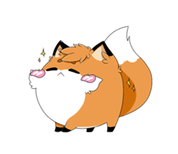 kawaiiNihongo - Fox Stickers sticker #15745954