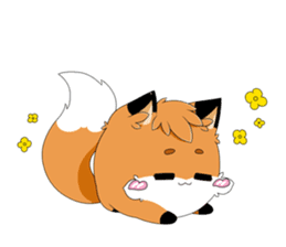 kawaiiNihongo - Fox Stickers sticker #15745958