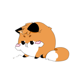 kawaiiNihongo - Fox Stickers sticker #15745959
