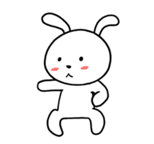 White Weird Rabbit (Animated) sticker #15746508