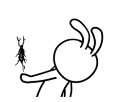 White Weird Rabbit (Animated) sticker #15746517