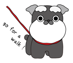 This is a schnauzer sticker #15747378