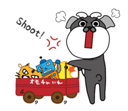 This is a schnauzer sticker #15747396