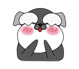 This is a schnauzer sticker #15747404