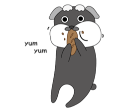 This is a schnauzer sticker #15747406