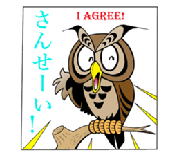 LUCKY OWL Ho-Chan sticker #15747729