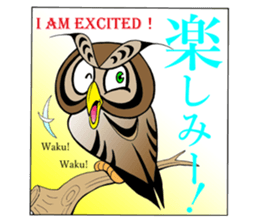LUCKY OWL Ho-Chan sticker #15747743
