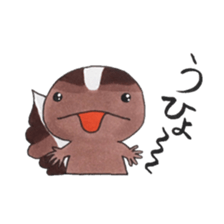 African fat-tailed gecko sticker #15747776