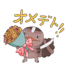 African fat-tailed gecko sticker #15747797