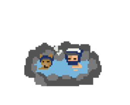 Pixel NINJA sticker #15748279