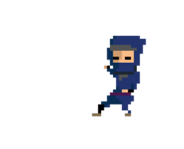 Pixel NINJA sticker #15748285