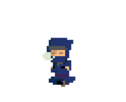 Pixel NINJA sticker #15748288