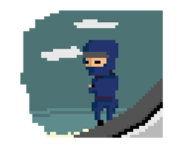 Pixel NINJA sticker #15748289