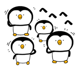many many Penguin sticker #15748517