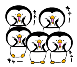 many many Penguin sticker #15748518