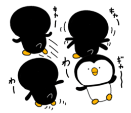 many many Penguin sticker #15748520