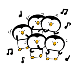 many many Penguin sticker #15748528