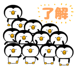 many many Penguin sticker #15748538
