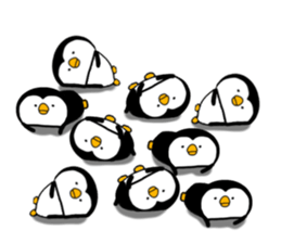 many many Penguin sticker #15748542