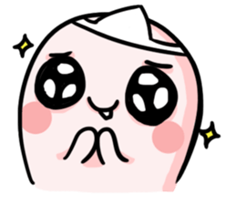 a bunny ghost sticker #15748931