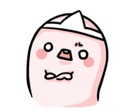 a bunny ghost sticker #15748943