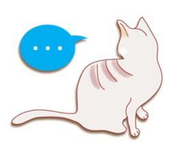 a cat enjoying a slowly life sticker #15749230