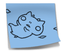 sticky paper animated sticker #15749324