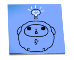 sticky paper animated sticker #15749328