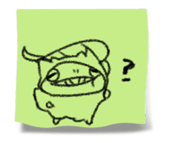 sticky paper animated sticker #15749330