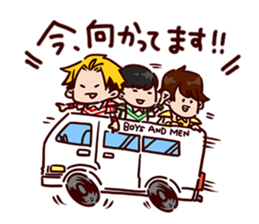 BOYS AND MEN Gymnastics Sticker 2 sticker #15749582