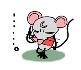 mukoukizu tyuuta mouse 01 sticker #15750186
