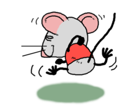 mukoukizu tyuuta mouse 01 sticker #15750188