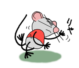 mukoukizu tyuuta mouse 01 sticker #15750190