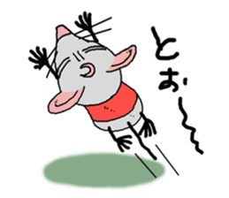 mukoukizu tyuuta mouse 01 sticker #15750191